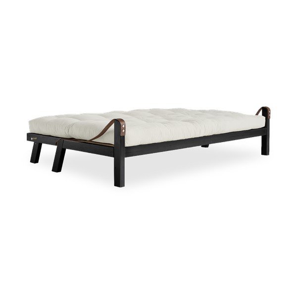 Sofa rozkładana z jasnobeżowym obiciem Karup Design Poetry Black/Natural-image-4