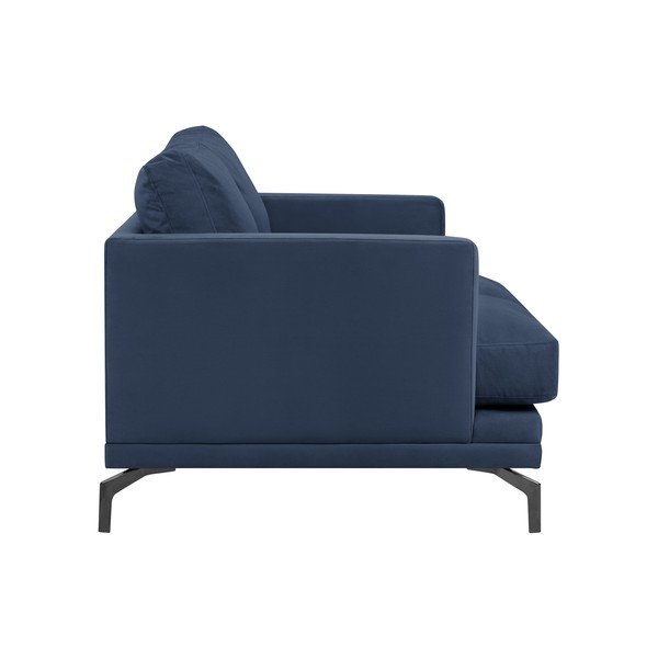 Ciemnoniebieska sofa z czarną konstrukcją Windsor & Co Sofas Jupiter-image-2