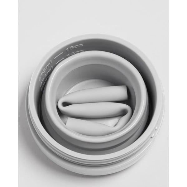 Szary składany kubek Stojo Biggie Cashmere, 470 ml-image-3