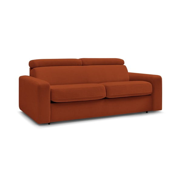 Ceglasta rozkładana sofa 195 cm Monaco – Bobochic Paris-image-3