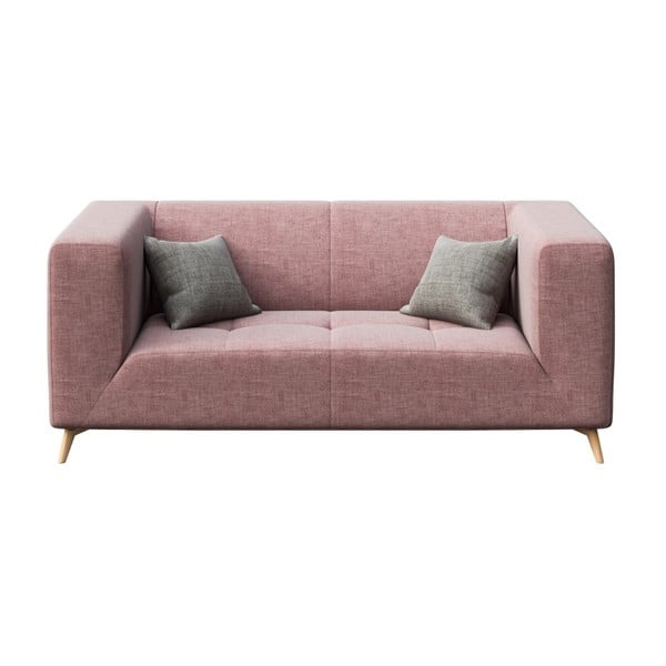 Różowa 2-osobowa sofa MESONICA Toro