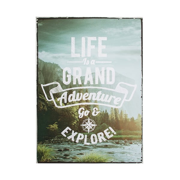Obraz Graham & Brown Life Is Adventure, 50x70 cm