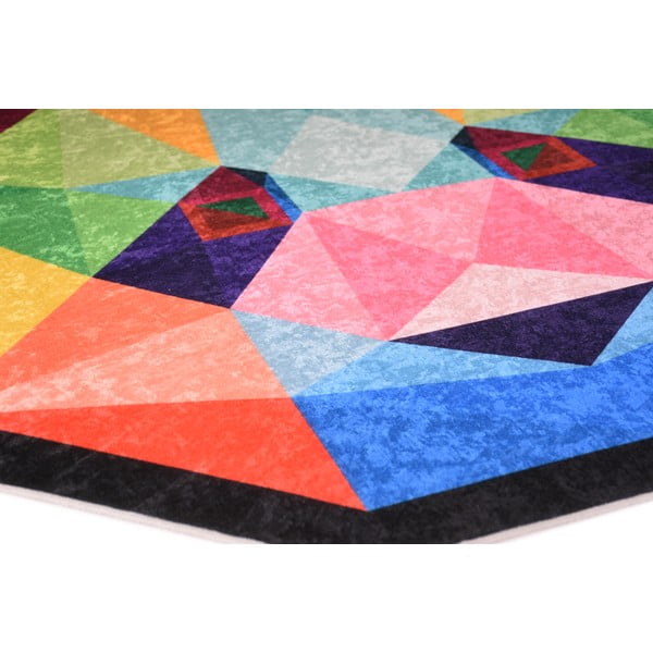 Dywan dziecięcy odpowiedni do prania ø100 cm Rainbow Panda – Vitaus-image-2