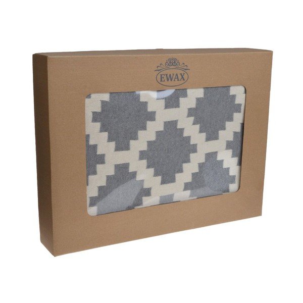 Koc Rhombus Grey, 150x170 cm-image-3