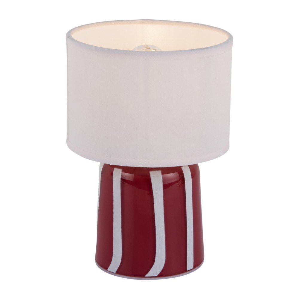Czerwona metalowa lampa stołowa LED (wysokość 20 cm) Verano LED – Leitmotiv (zdjęcie 3)