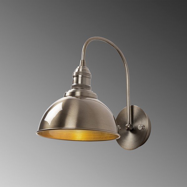Kinkiet w kolorze mosiądzu ø 21 cm Varzan – Opviq lights-image-3