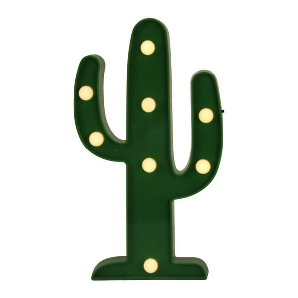 Zielone oświetlenie dekoracyjne w kształcie kaktusa Opjet Paris Cactus