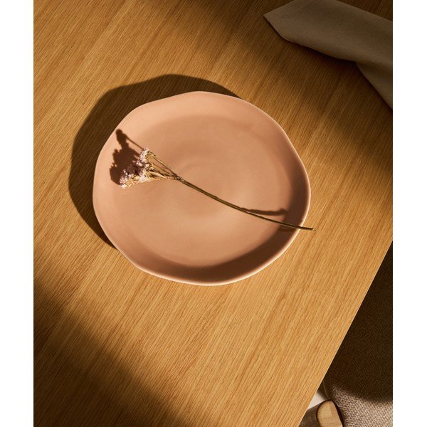 Jasnoróżowy ceramiczny talerz ø 27 cm Tiraya – Kave Home-image-1