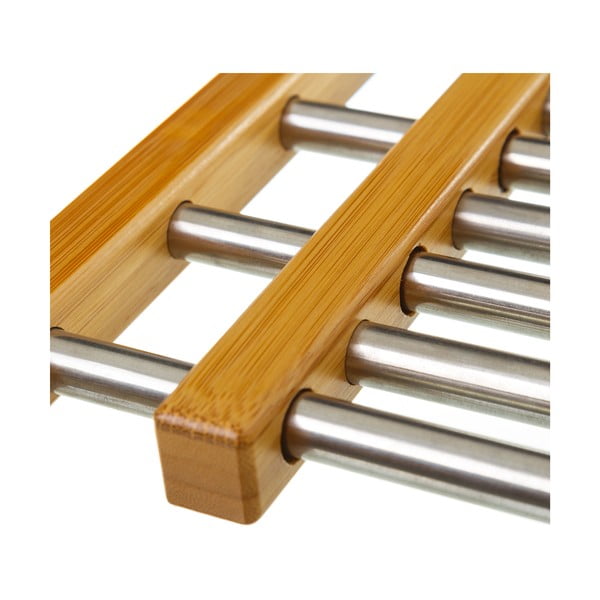 Regulowana podkładka z bambusu i stali pod gorące naczynia Casa Selección-image-2