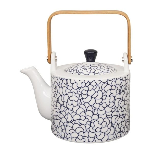Dzbanek porcelanowy do herbaty Tokyo Design Studio Bleu de'Nîmes Asahi, 800 ml