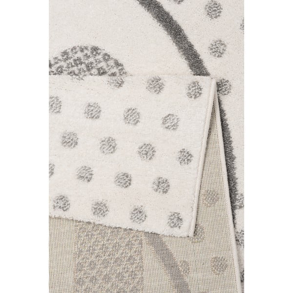 Brązowy dywan dziecięcy z szarymi detalami Zala Living Rabbit, 120x170 cm-image-1