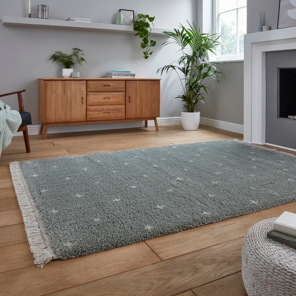 Szary dywan Think Rugs Boho Dots, 160x220 cm-image-2