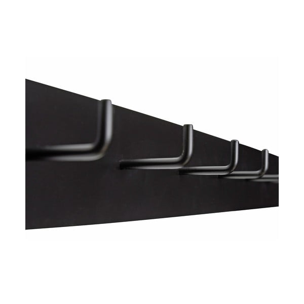 Czarny metalowy wieszak ścienny Hack – Hübsch-image-2