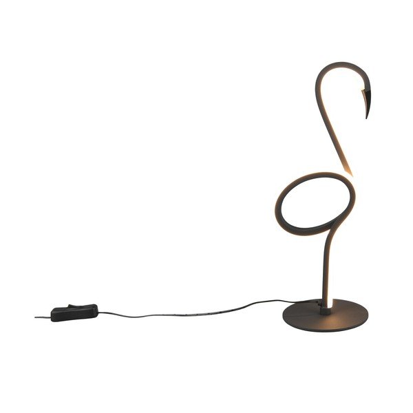 Czarna lampa stołowa LED (wysokość 35 cm) Ingo – Reality-image-2