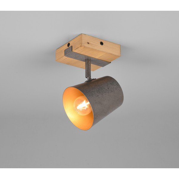 Ciemnoszaro-naturalna lampa punktowa Bell – Trio-image-1