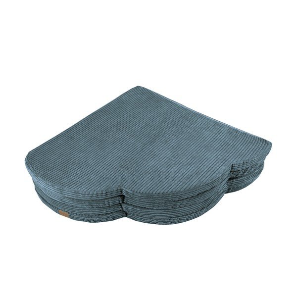 Turkusowa mata do zabawy dla dzieci 160x160 cm – Meowbaby-image-4