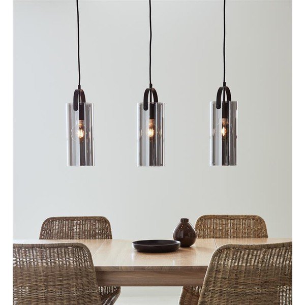 Czarna lampa wisząca Markslöjd Glory, 3 żarówki-image-3