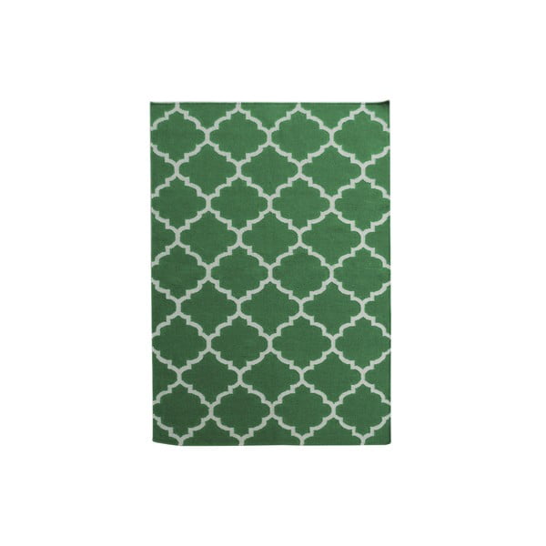 Zielony dywan wełniany Bakero Elizabeth, 180 x 120 cm