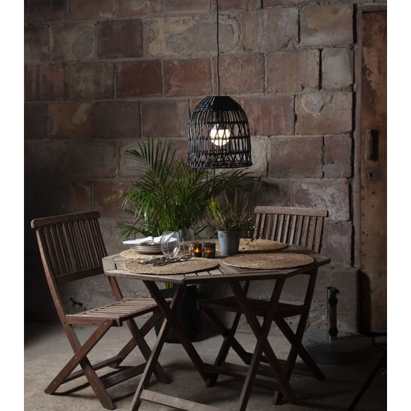 Czarny abażur ø 30 cm Knute – Star Trading-image-2