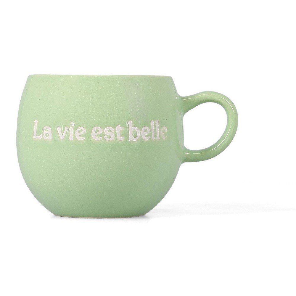 Zielony kamionkowy kubek 420 ml Muggies – Salt&Pepper