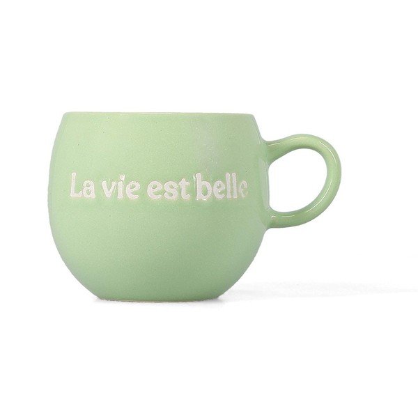 Zielony kamionkowy kubek 420 ml Muggies – Salt&Pepper