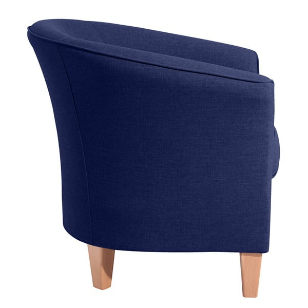 Granatowy fotel Max Winzer Livia Dark Blue-image-4