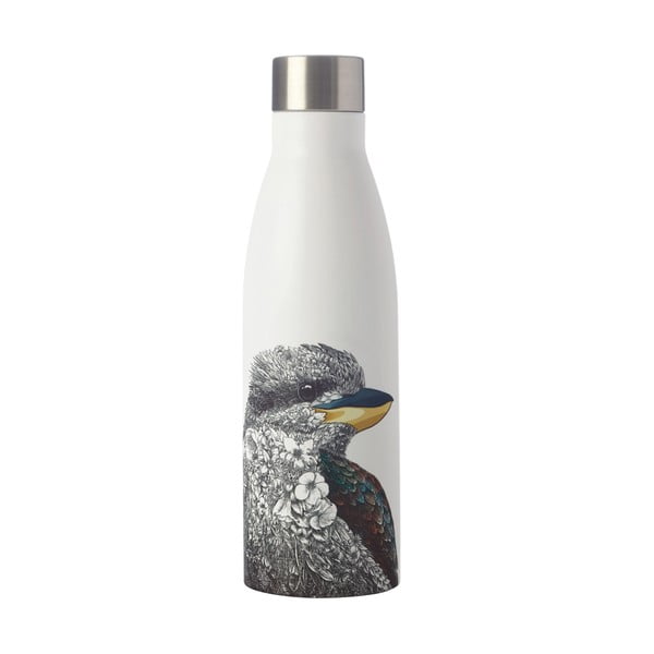 Biała nierdzewna butelka termiczna Maxwell & Williams Marini Ferlazzo Kookaburra, 500 ml