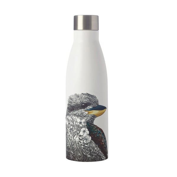 Biała nierdzewna butelka termiczna Maxwell & Williams Marini Ferlazzo Kookaburra, 500 ml