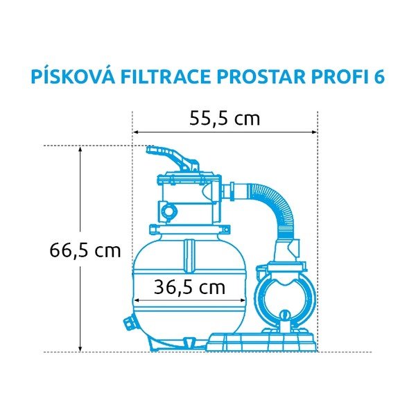 Filtr piaskowy ProStar Profi 8 m3/h – Marimex-image-1