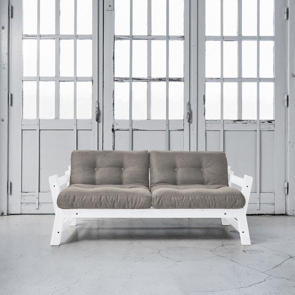 Sofa rozkładana Karup Step White/Granite Grey-image-1