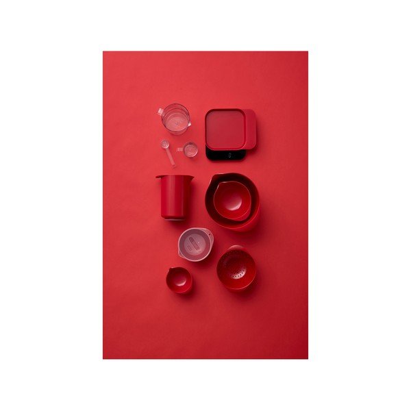 Czerwone misy zestaw 4 szt. ø 23 cm Margrethe – Rosti-image-1