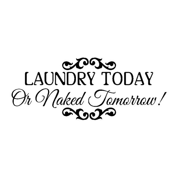 Naklejka Sticker Laundry Today-image-1