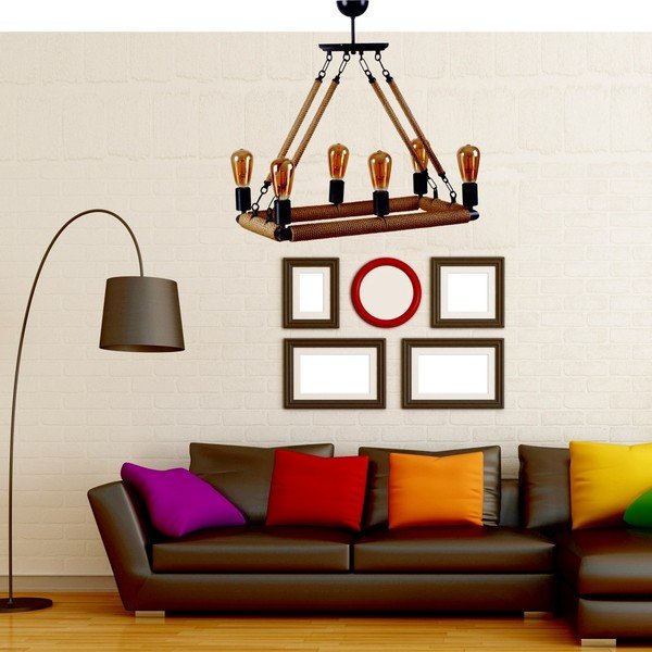 Lampa wisząca Kubra, 6 żarówek-image-2