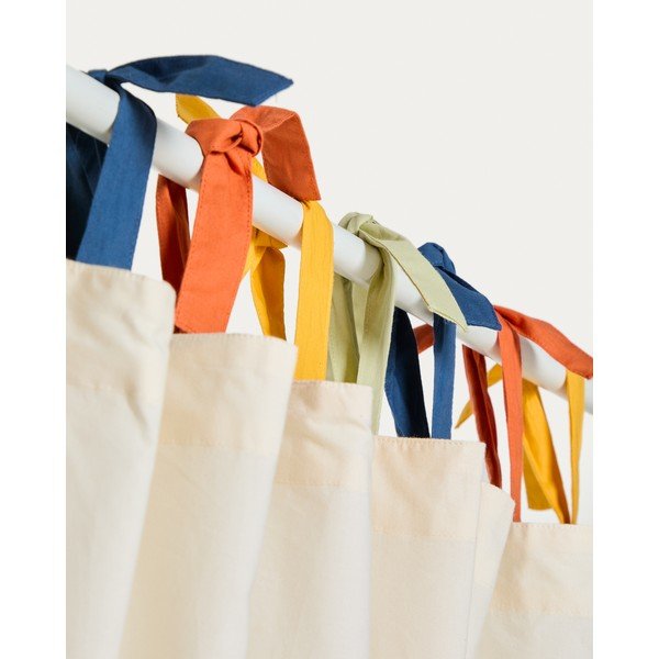 Kremowa bawełniana zasłona dziecięca 135x270 cm Zelda – Kave Home-image-2