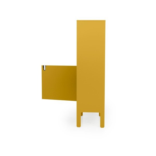 Żółta szafka Tenzo Uno, szer. 76 cm-image-3
