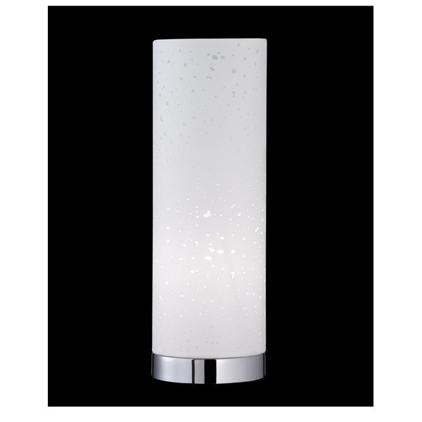Biała lampa stołowa z tekstylnym kloszem (wysokość 35 cm) Thor – Fischer & Honsel-image-1