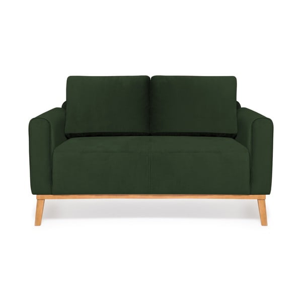 Ciemnozielona sofa Vivonita Milton Trend, 156 cm