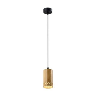 Lampa wisząca w czarno-złotym kolorze z metalowym kloszem ø 7 cm Tubo – Candellux Lighting