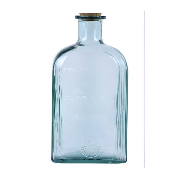 Niebieska butelka z zatyczką z korka Ego Dekor, 4,6 l
