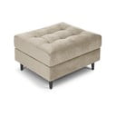 Beżowy aksamitny podnóżek Milo Casa Santo