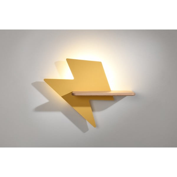 Żółta lampa dziecięca Lightning – Candellux Lighting-image-1