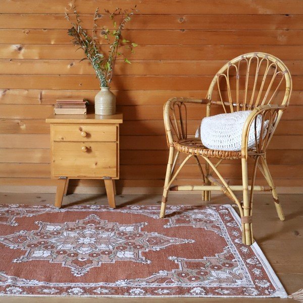 Pomarańczowy dywan dziecięcy 100x150 cm Lalitha – Nattiot-image-3