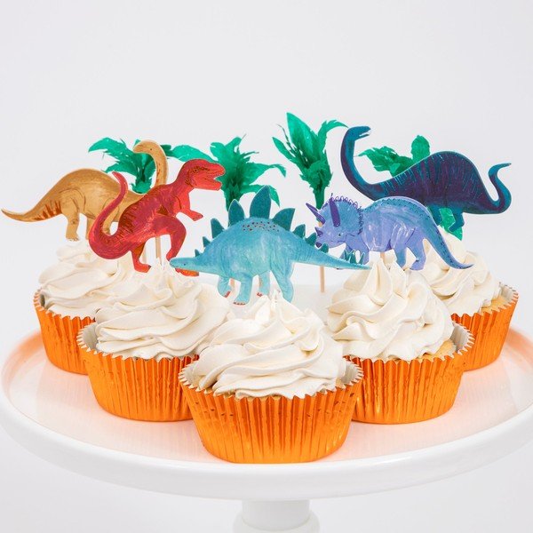 Papierowe papilotki do muffinek zestaw 24 szt. Dinosaur Kingdom – Meri Meri-image-2