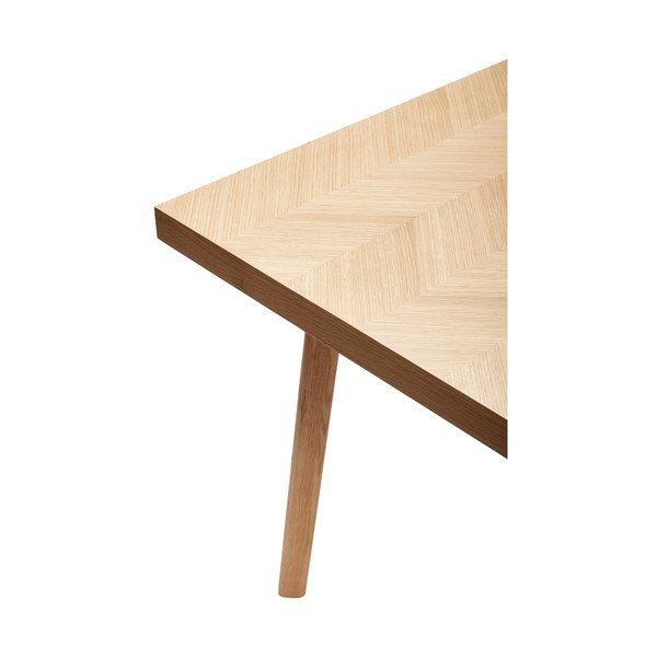 Stół w dekorze dębu 100x200 cm Herringbone – Hübsch-image-3