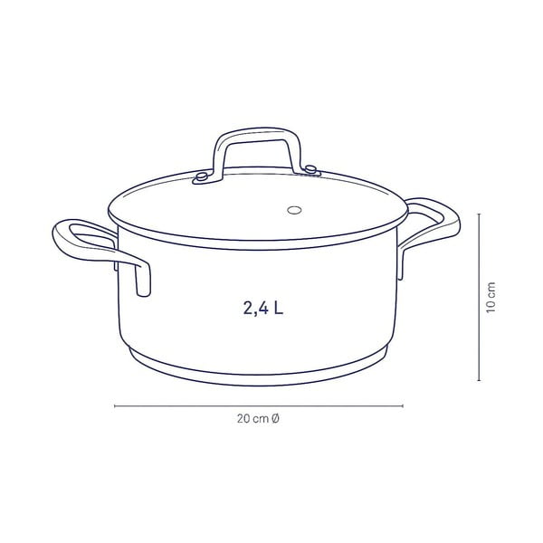 Garnek ze stali nierdzewnej z pokrywką Kela Flavoria, ø 20 cm-image-4