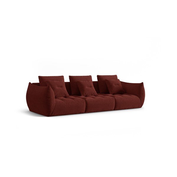 Czerwona sofa 332 cm Bloom – Micadoni Home-image-2