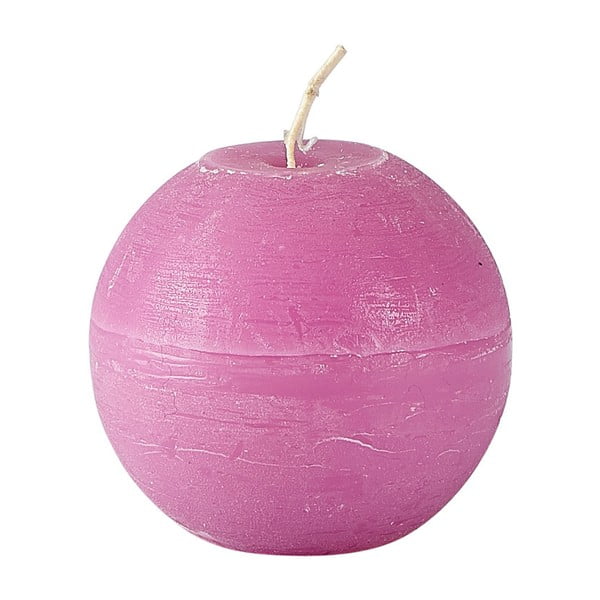 Różowa świeczka KJ Collection Ball, ⌀ 8x7,5 cm