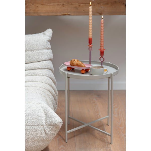 Metalowy okrągły stolik ø 40 cm Meseta  – Leitmotiv-image-1