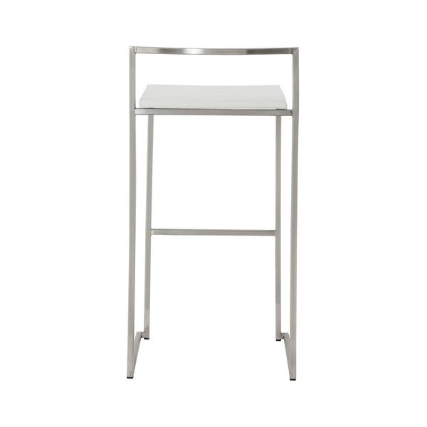 Hoker z białym siedziskiem Kokoon Meto, wys. siedziska 74 cm-image-1