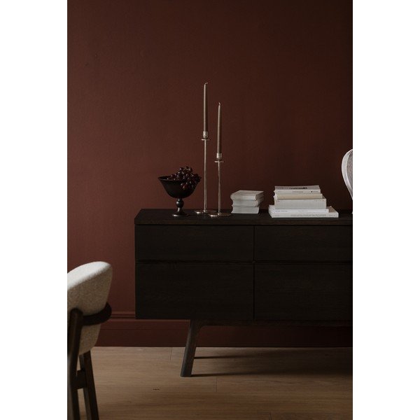 Komoda z litego drewna dębowego w ciemnym naturalnym kolorze 170x77x42 cm Cleardale – Rowico-image-3